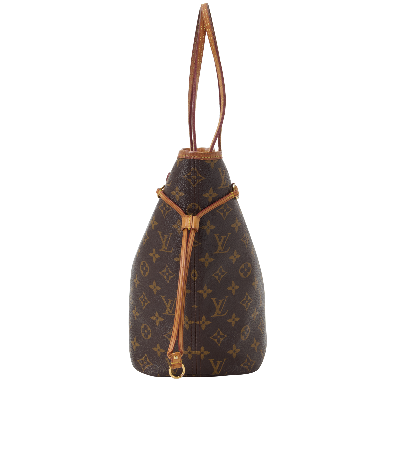 Neverfull MM, &pound;850, Handbags, Brown, Canvas, Side view